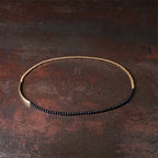Buddha Stones Tibetan Various Agate Stone Copper Protection Triple Wrap Bracelet