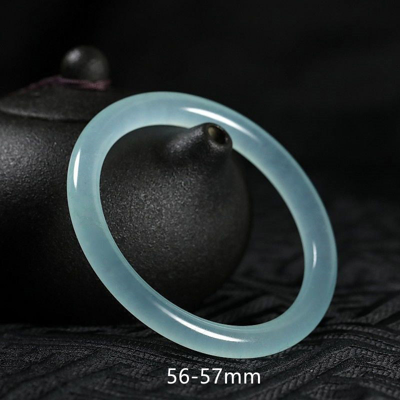 Fortune Jewel Natural Jade Healing Blessing Bangle Bracelet