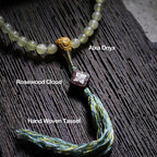 Fortune Jewel 108 Mala Beads Tibet Sheep Horn Amber Luck Bracelet