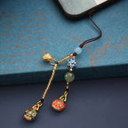 Fortune Jewel Gold Swallowing Beast Family Luck Key Chain