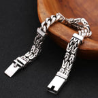 Fortune Jewel Retro Chain Pattern Luck Healing Bracelet