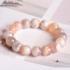 Fortune Jewel Sakura Agate Peace Blessing Bracelet