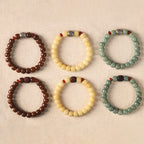 Fortune Jewel Bodhi Seed Auspicious Cloud Fu Character Bead Peace Bracelet