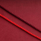 Fortune Jewel Cinnabar Blessing Red String Golden Infinity Symbol Bracelet Anklet