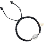 Fortune Jewel Chalcedony Round Peace Buckle Positive String Bracelet