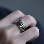 Feng Shui Five-Emperor Lucky Coins Ring