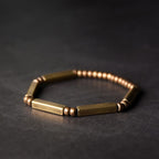 Fortune Jewel Tibetan Simple Design Copper Wealth Luck Bracelet