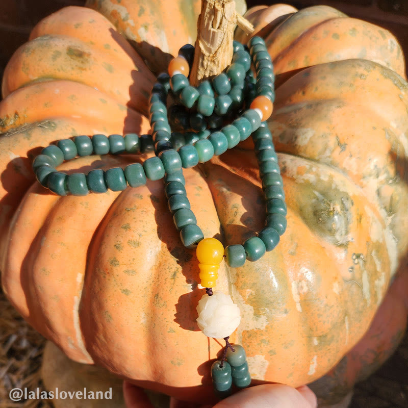 Fortune Jewel Lotus Cyan Bodhi Seed Success Bracelet Fortune Jewel
