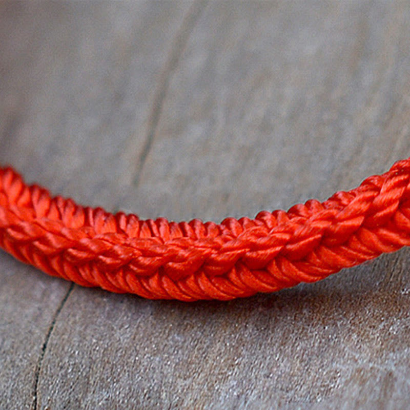 Fortune Jewel Tibetan Handmade Eight Thread Peace Knot Protection Braided String Bracelet