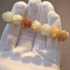 Fortune Jewel Multilayered Bodhi Seed Cute Cat Paw Calm Harmony Bracelet