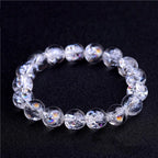 Fortune Jewel Natural White Crystal Protection Healing Bracelet