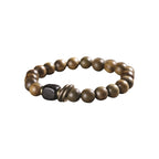 Fortune Jewel Tibetan Green Sandalwood Crystal Soothing Peace Bracelet