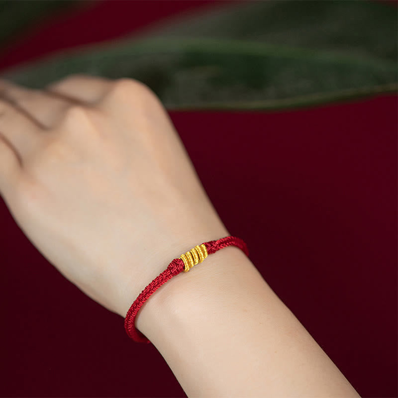 Fortune Jewel Handcrafted King Kong Knot Luck Protection Braid Rope Bracelet