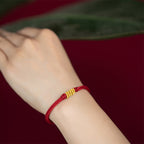 Fortune Jewel Handcrafted King Kong Knot Luck Protection Braid Rope Bracelet