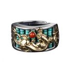 Fortune Pixiu Abacus Ring