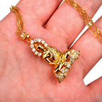 Garden Buddha Pendant Necklace