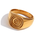 Gold Ring Stainless Steel Jewelry