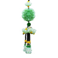 Green Jade Car Hanging Charm