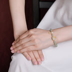 Green Jade Fortune Rabbit Bracelet