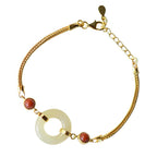 Green Jade Lucky Charm Bracelet