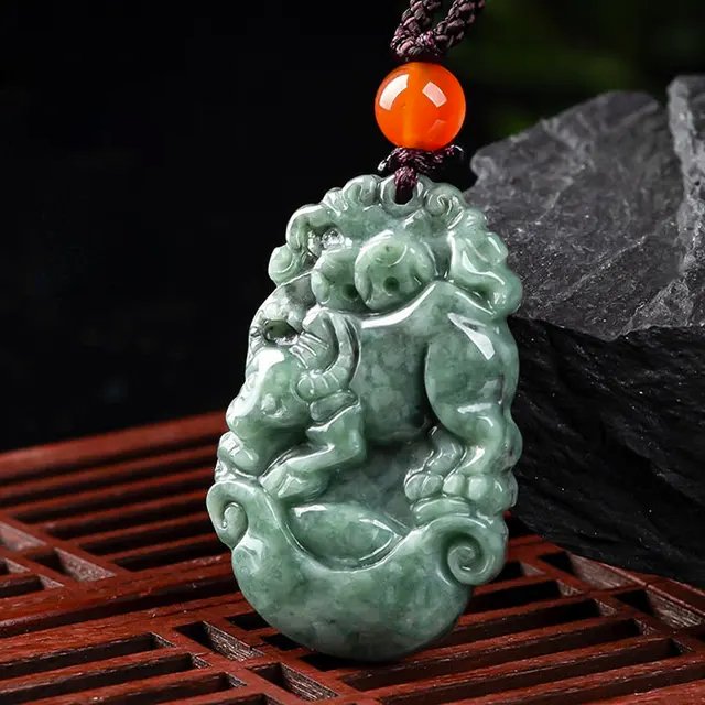 Jadeite Good Luck Necklace
