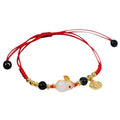 Lucky Rabbit Red Rope Jade Bracelet