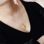 Natural Jade Pixiu Fortune Necklace