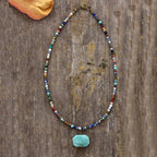 Natural Stone Amazonite Necklace