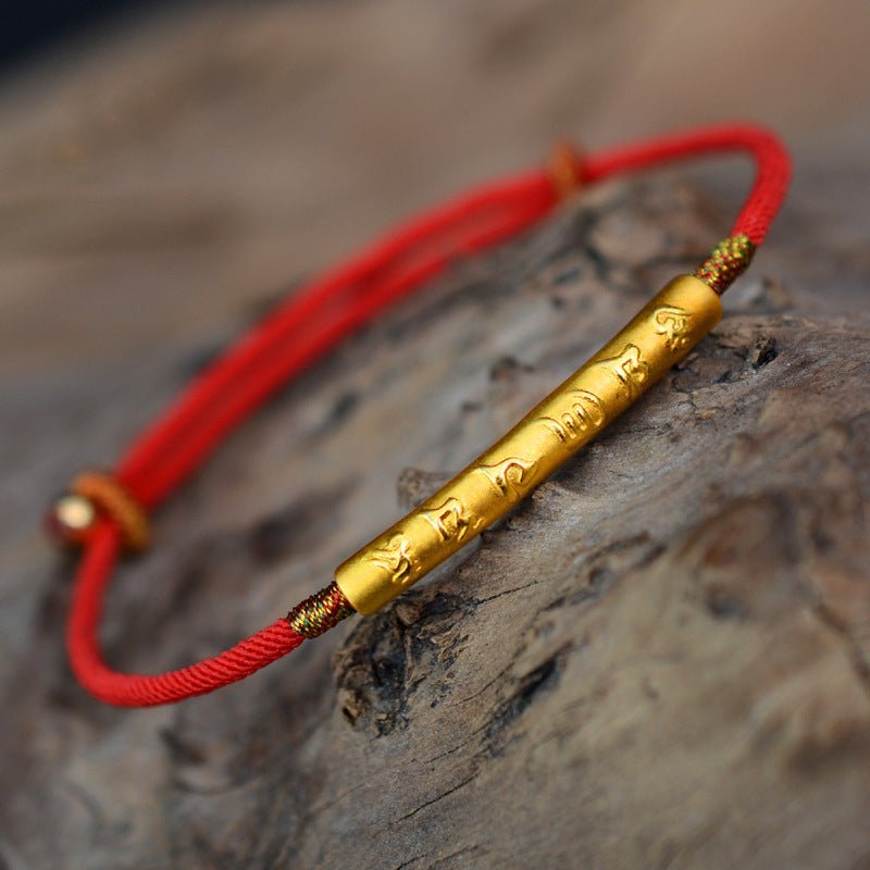 Tibetan Mantra Lucky Charm Bracelet