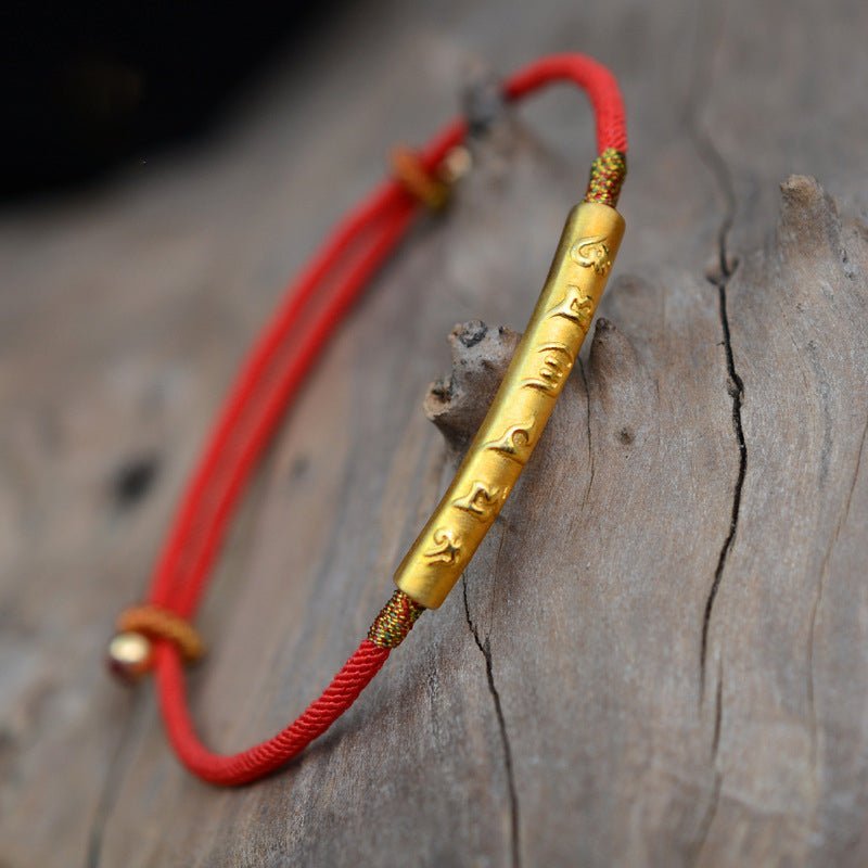 Tibetan Mantra Lucky Charm Bracelet