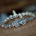 Tibetan Six Words Mantra with Pixiu Bracelet