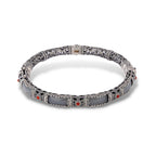 White Jade Charm Bangle