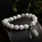 White Jade Fortune Pixiu Bracelet